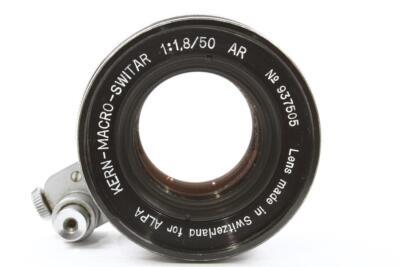 AR Alpa 50mm Lens Kern Switar | f⁄1.8 - Macro-Switar for Macro