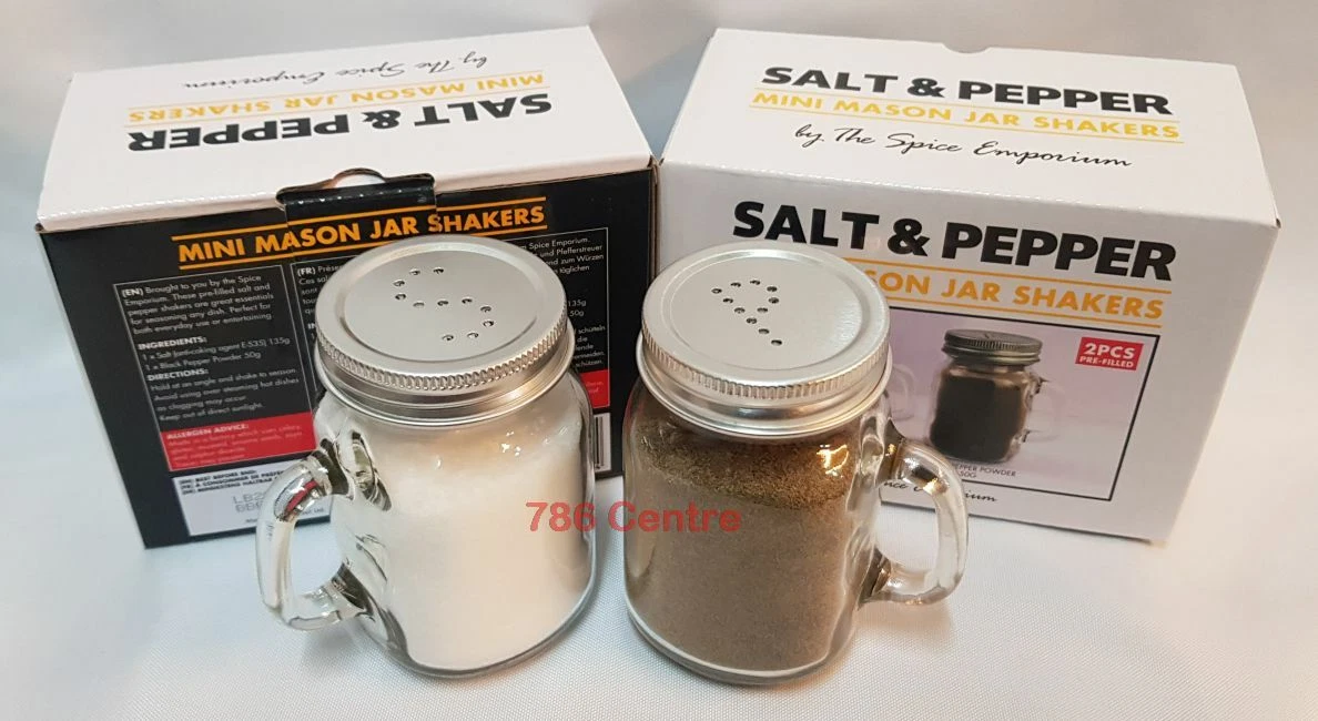 Mini Mason Jar Salt Shakers