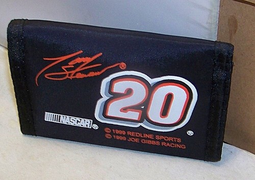 RICO #20 1999 TONY STEWART NASCAR NYLON TRIFOLD WALLET BLACK NIB