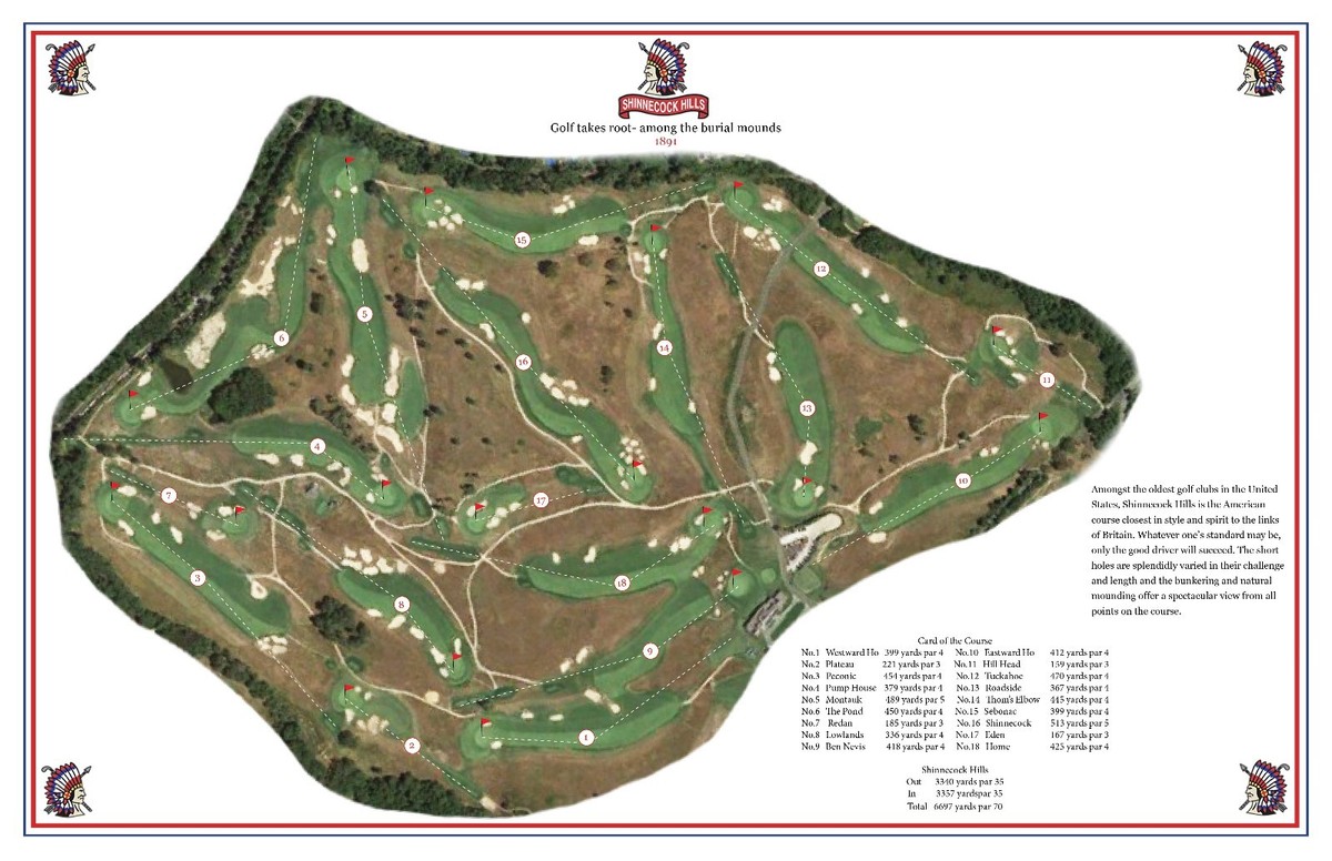 Shinnecock Hills Golf Club - 1891 - Willie Dunn - a
