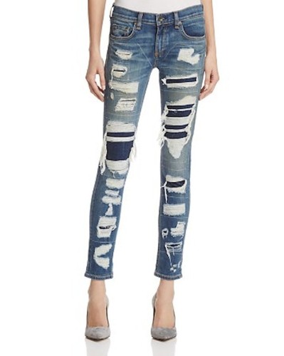 Dre Distressed Blue Jeans Ada Brigade 