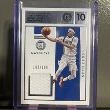 2019-20 Panini Encased Label Materials /199 Seth Curry #LM-SCU