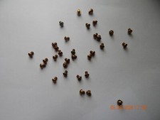 Brass Round Head Slotted Machine Screws. 632 X 14 20 Pcs. New