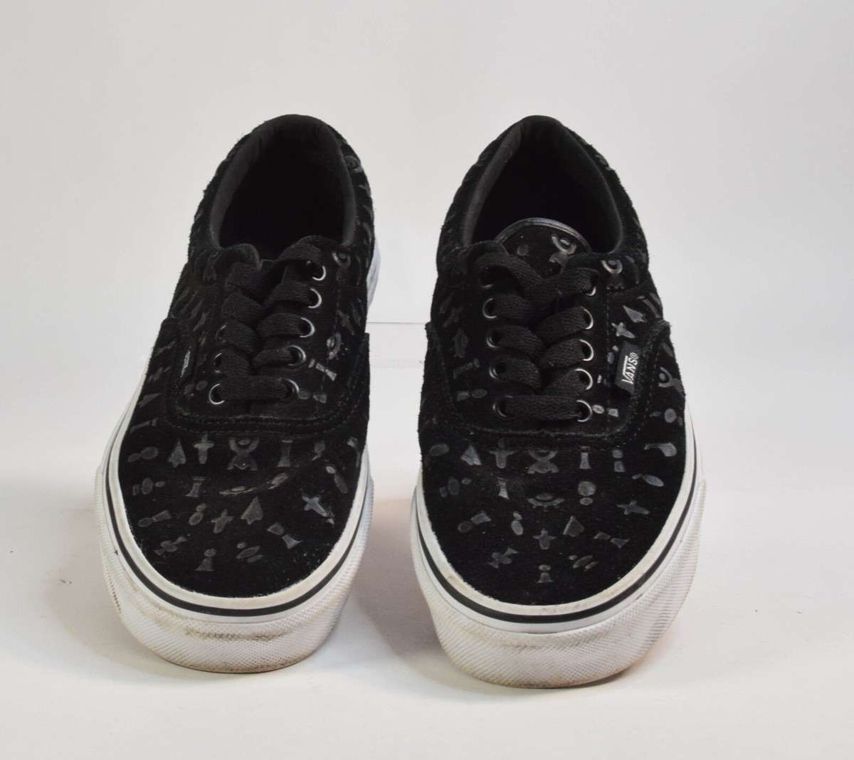 Vans Era Area 66 Alien Symbol Black Lace-Up Suede Sneakers  display picture 1