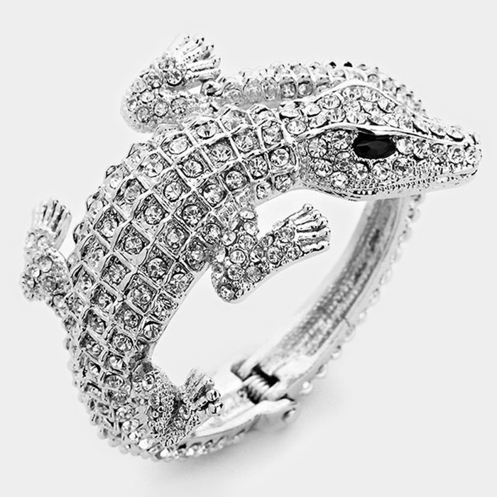 アクセサリー 00s kmrii crocodile bracelet 00s kmrii crocodile bracelet （Y2K XL Crocodile Bangle