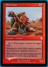 Mine Layer FOIL Odyssey NM Red Rare MAGIC GATHERING CARD (ID# 464055) ABUGames