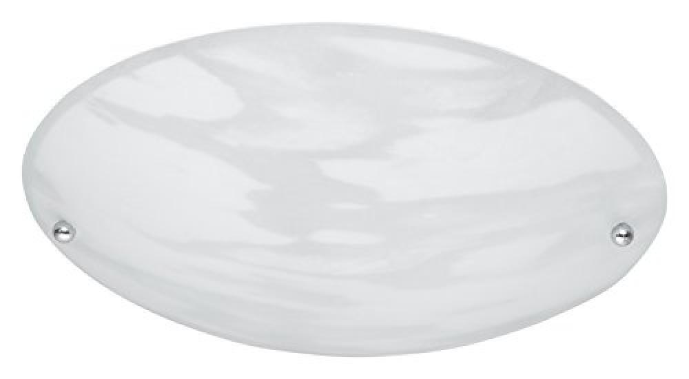 (TG. 25 x 8 centimeters) Trio Leuchten Trio 6196011-07 Plafoniera Tonda, 40 W, V