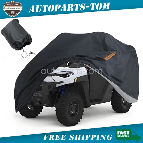 UTV Cover 2-3 Seaters Side by Side Cover Oxford Cloth Waterproof Protector Black