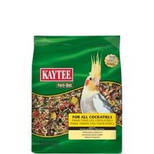 New Kaytee Forti-Diet Cockatiel Pet Bird Food Seed, 3 lbs
