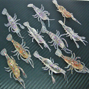 Shrimp Prawn Lure Bass Coarse Sea River Fishing Tackle Cod Mackerel Salmon Bait