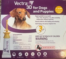 flea and tick control for dogs, 3pk 17.50 each, will sell 10 3pks for 175.00