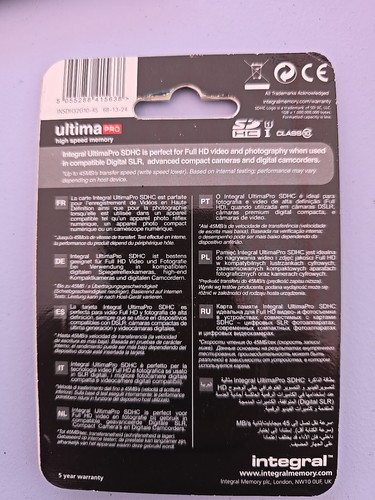 Integral Micro SD Memory Card UltimaPro SDHC/XC 90MB CLASS 10 UHS-I 128GB - Picture 2 of 2