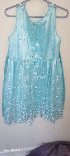 youngland teal blue sleeveless dress size 6 - Picture 2 of 2