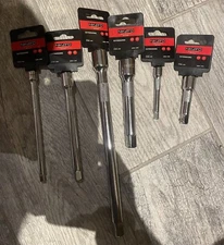 Extension Bar Set-6Pcs, 1/4", 3/8", 1/2" Drive Socket Extension Bar for Ratchet.