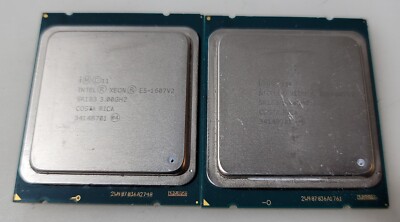 Lot of 2 Intel Xeon E5-1607V2 SR1B3 3.00 Ghz 4 Core 10M LGA2011 CPU Processor