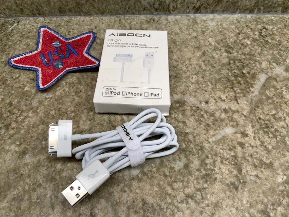 Conector base Aibocn 30 pines a cable USB sincronización y carga para iPhone/ipod/ipad Foto 2 de 2