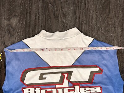 De Marchi GT Bicycles Jersey Mens M /L Blue Sleeveless Italy