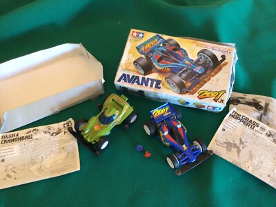 稼働品 TAMIYA AVANTE 2001ラジコンカー アヴァンテ 昭和レトロ Vintage Tamiya 1/32 Avante 2001 Jr Cannonball 1990 RC Cars
