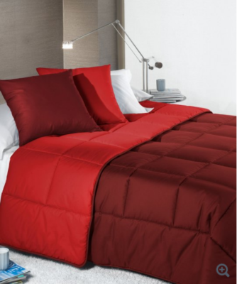 Caleffi Trapunta Modern Letto Singolo 1 Piazza: Double Face Rosa, Microfibra, 170x265 Cm