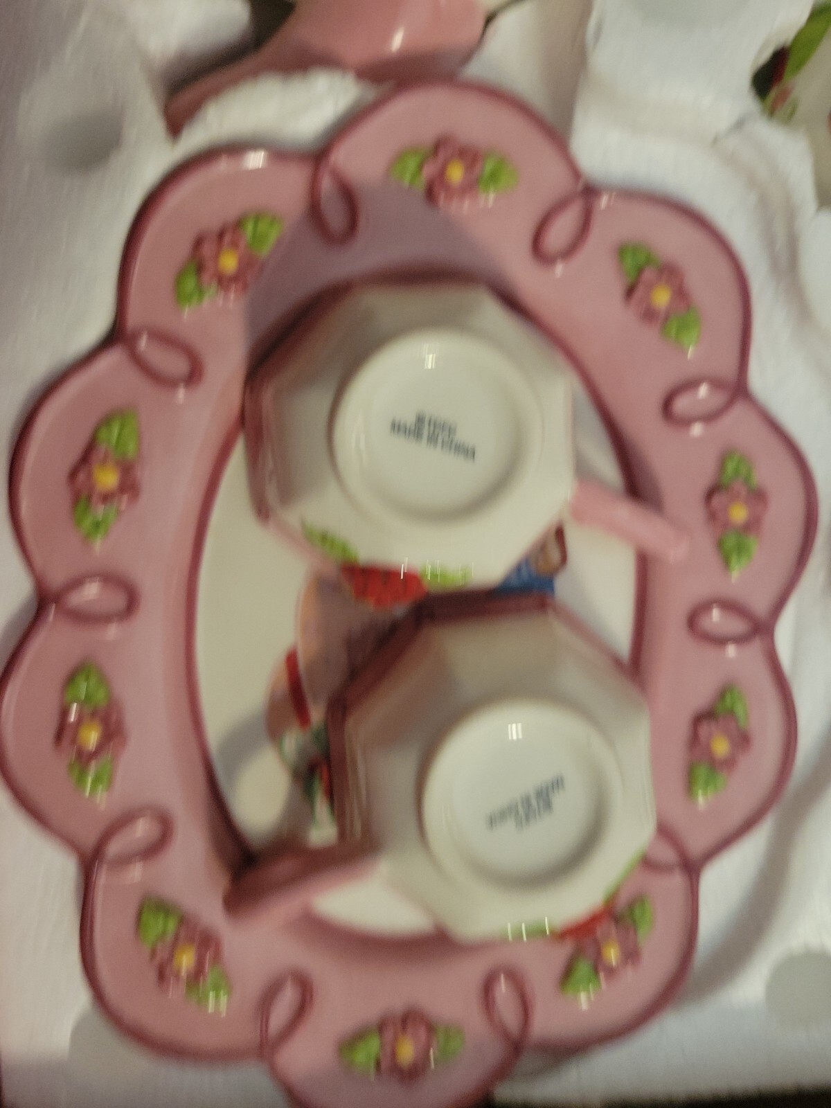 Vintage Ceramic Strawberry Shortcake Tea Set eBay