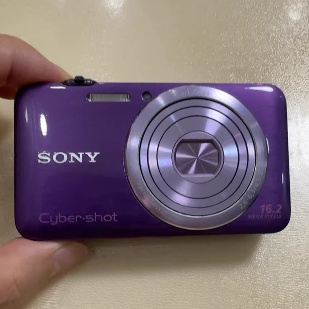 SONY Cyber Shot DSC-WX30 Purple Digital Camera 16.2MP Compact 5x