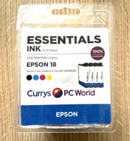 EPSON 18 Printer Ink Cartridge Multipack Currys PC World Essentials Compatible