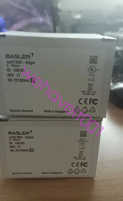 1PC NEW BASLER ACA1300-60GM Industrial Camera FEDEX Expedited Shipping#L