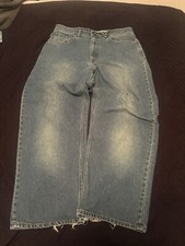 Baggy Faded Wide Leg Grunge Jeans Y2K 2000s Skater Style