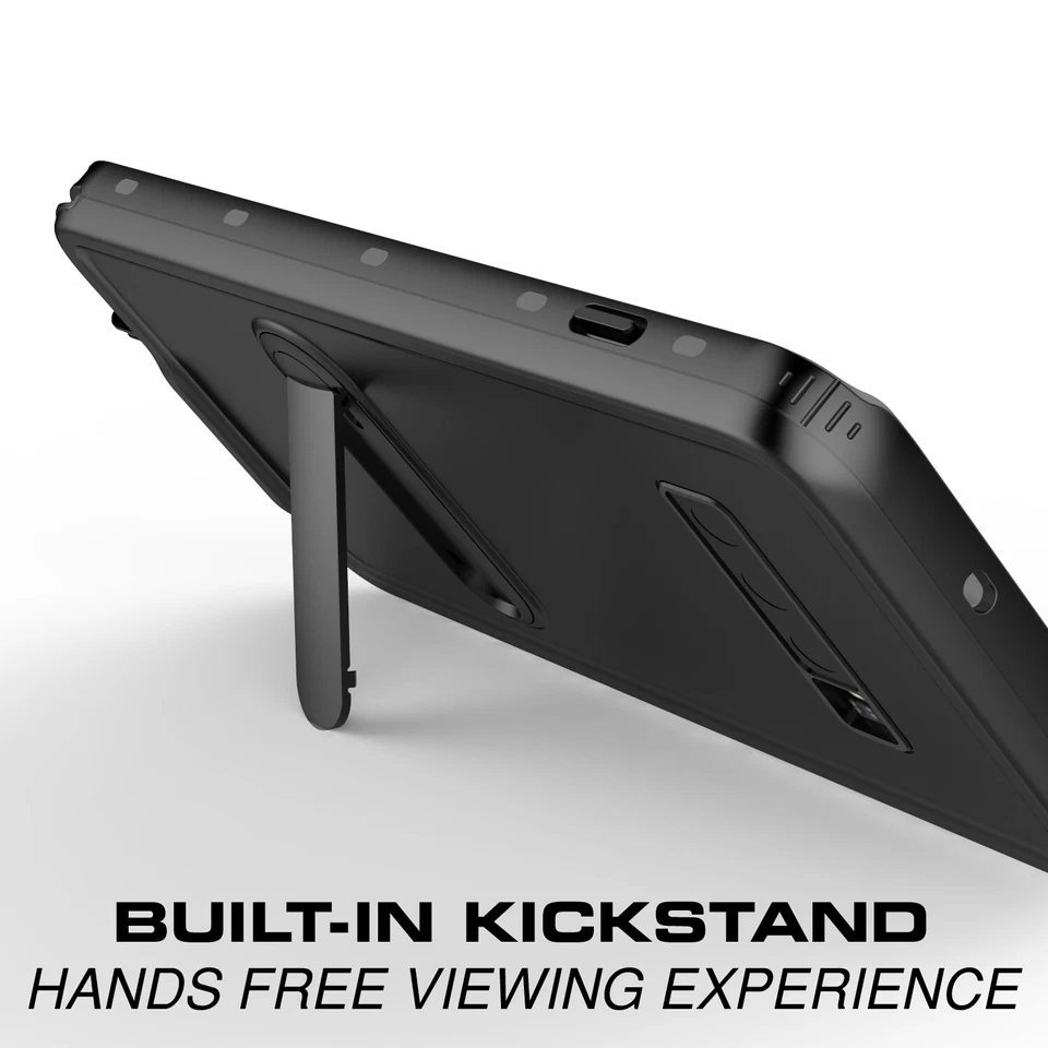 For Galaxy S10 Plus Waterproof Case Slim Cover with Kickstand & Screen Protector - Image 4 of 4