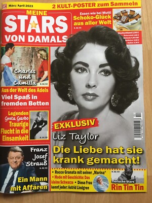   MSVD  3-4/23 Liz Taylor, Garbo, Monika Martin, A Lindgren, Hörbiger,Bogart