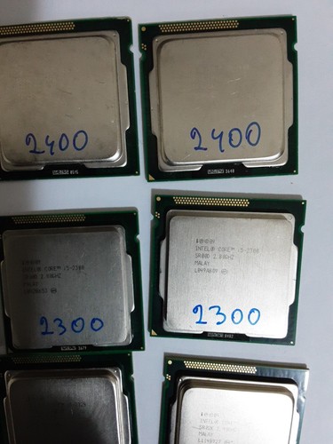 LOTTO X22 PEZZI I5 SOCKET LGA 1155 2400/2300/3330/3340/ DA TESTARE - Foto 5 di 10