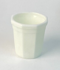 Akro Agate Tea Set Water Tumbler Octagonal White