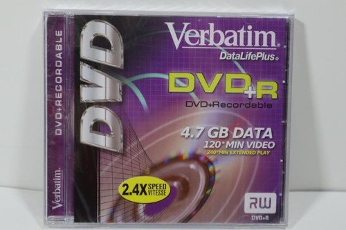Verbatim 4.7GB 2.4X SPEED VITESSE DVD-R BRAND NEW STILL sealed single - Picture 4 of 5