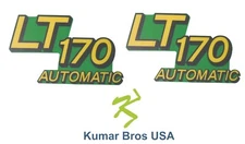 New Lower Hood Set of 2 Decals Replaces AM131666 Fits John Deere LT170