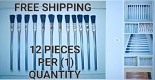 12 Pieces Acid Flux Brushes 6" Long Plumbing Solder Glue Oil Grease Applications