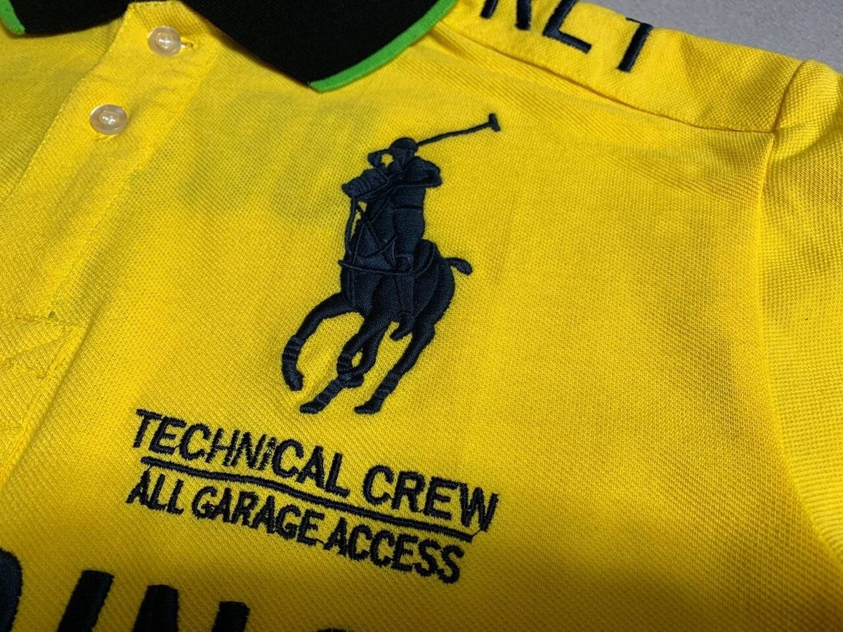 Vintage Polo Ralph Lauren Racing Brazil #5 Polo Shirt | eBay