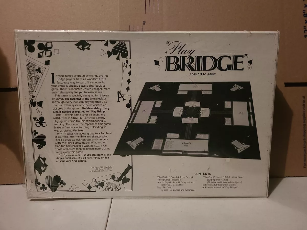 Buy Vintage Play Bridge Board Game 1989 in Sealed Box Never Opened Online  in India 