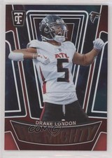 2024 Panini Totally Certified The Mighty Mirror Red 240/249 Drake London #5 1en2