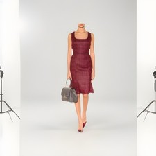 Tory Burch Elegant Red Sleeveless Dress Size 2  Women, Dresses, Midi