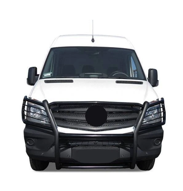 Protector de parrilla Black Horse BK Fit 2007-2009 Freightliner Sprinter 3500 Foto 3 de 4