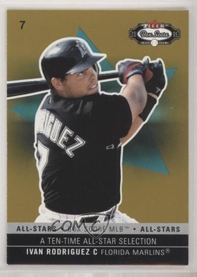 2003 Fleer Box Score All-Stars Ivan Rodriguez #173 HOF 0q3