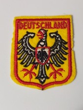 Vintage Deutschland German Rare Hard To Find Embroidered Sew On Patch