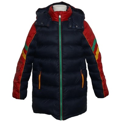 Gucci, Daunenjacke, Jungen, Größe: 128, Blau/Rot/Mehrfarbig #IHt