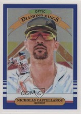 2019 Donruss Optic Diamond Kings Blue Prizm 9/75 Nick Castellanos Nicholas y0i