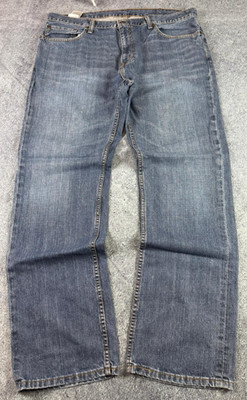 Levi's 559 Jeans Mens W38 L34 Blue Denim Dark Wash Mid Rise Relaxed Straight Fit