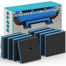 8 Pack Anti Vibration Pads, Heavy Duty Rubber Pads, 4"  4"  7/8" Sou