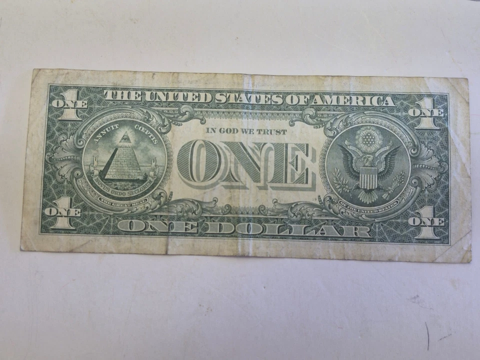 JAN 7 OR JUL 1 2011, DUAL BIRTHDAY NOTE B2011 01 7 0, 1$ One Dollar Bill - Image 4 of 4