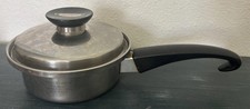 Cook-O-Matic 1 Quart 7โ 18-8 TRI-PLY Stainless Sauce Pot w/ Lid Made In USA