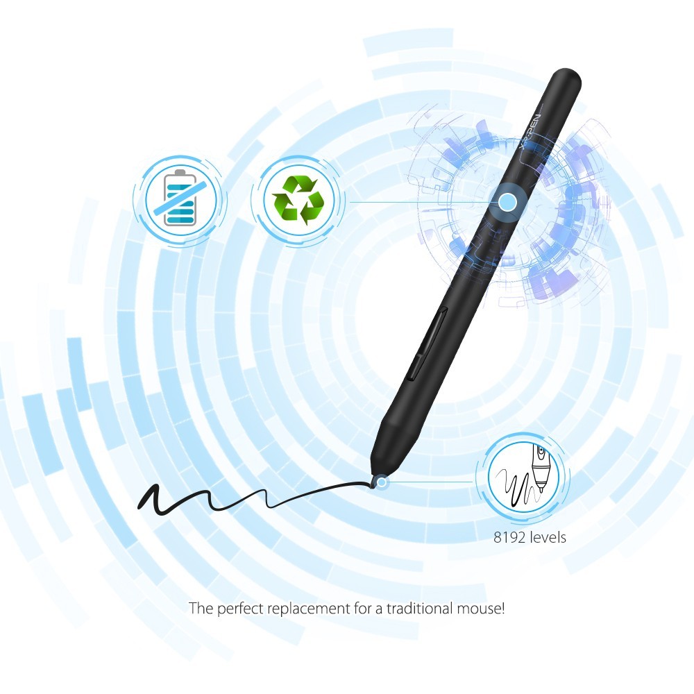 XPPen Star G640 Tavoletta da Disegno Digital Art Pad 8192 Pressione Stilo OSU Tablet foto 6