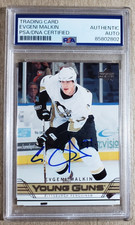 Evgeni Malkin Signed 2006-07 Upper Deck Young Guns RC PSA/DNA Certified Auto